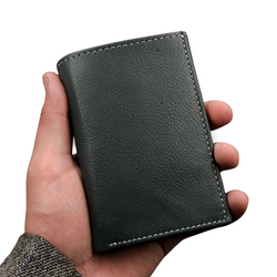 Mini Leather Wallet with 12 Card slots