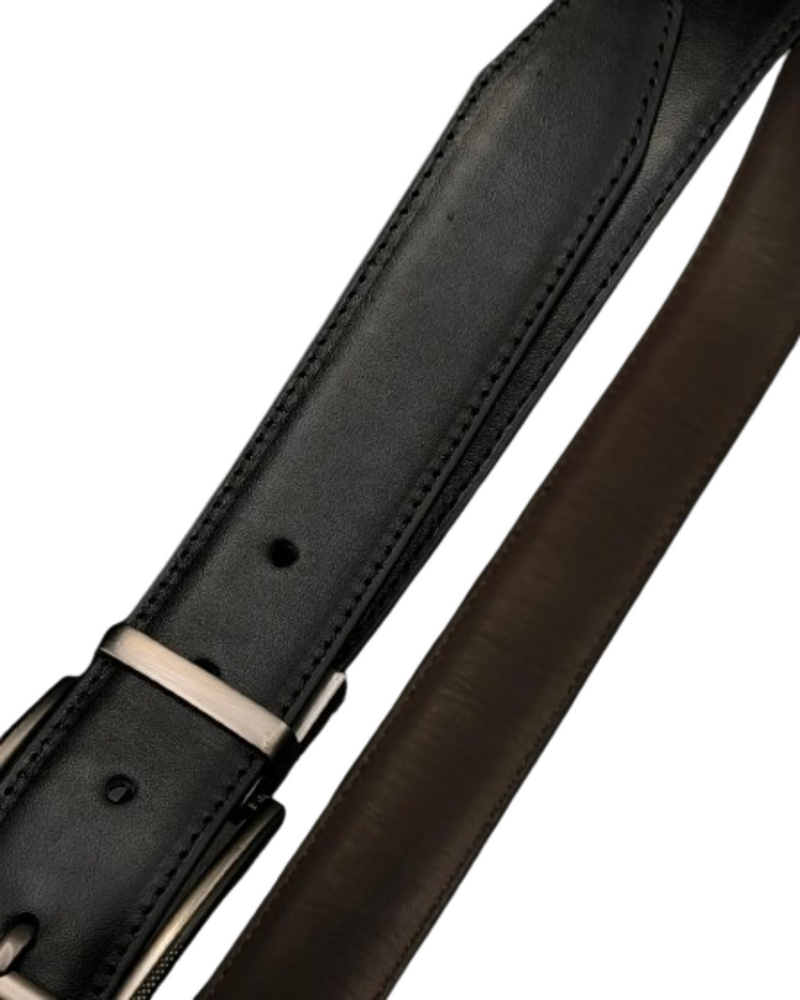 Reversible Leather Dress Belt